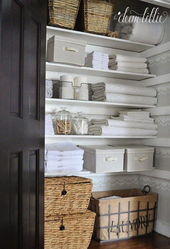 The Davis Co. Holiday Prep Linen Closet Organization Organize 